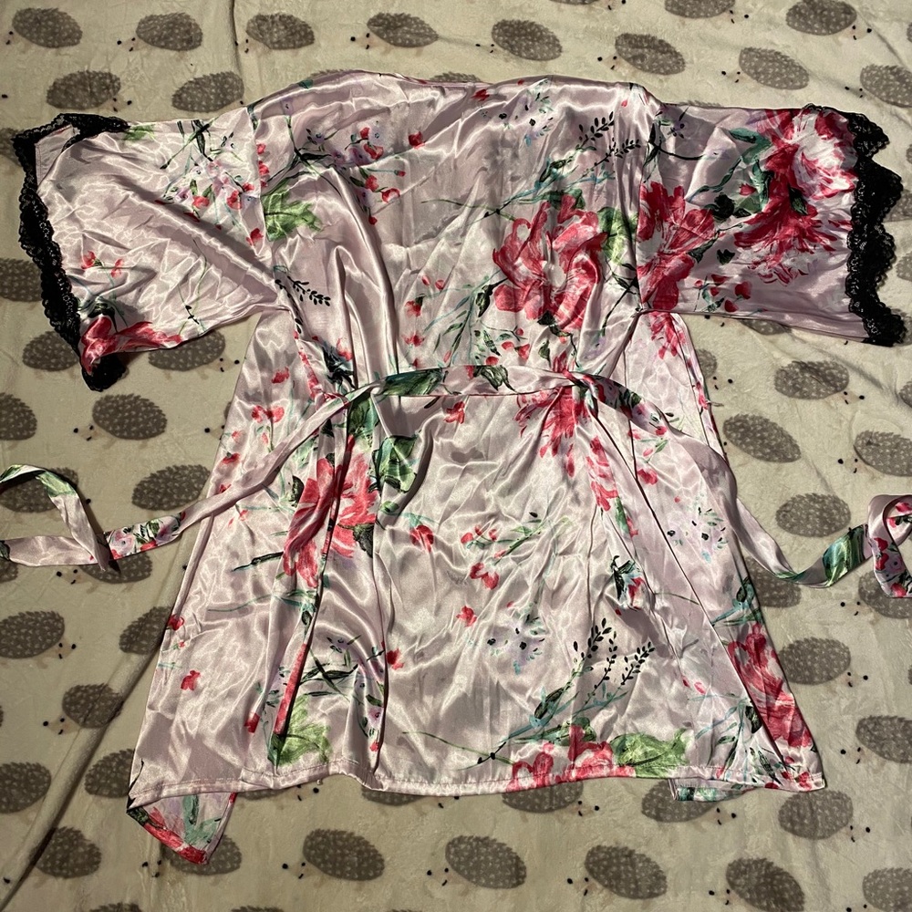 Sexy Silk Robe